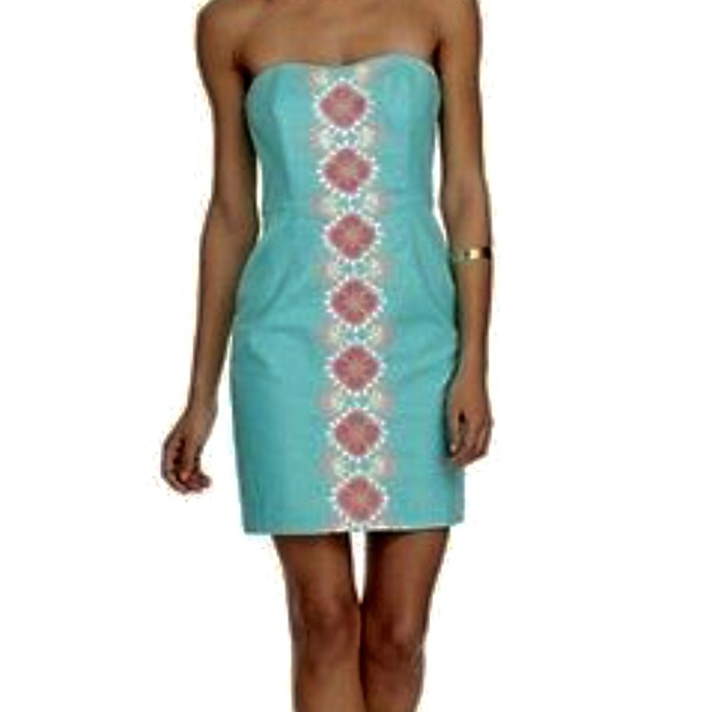 Vineyard vines strapless dress size 6 worn once